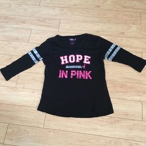 breast cancer long sleeve tee